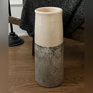 Textured Two Tone Vase